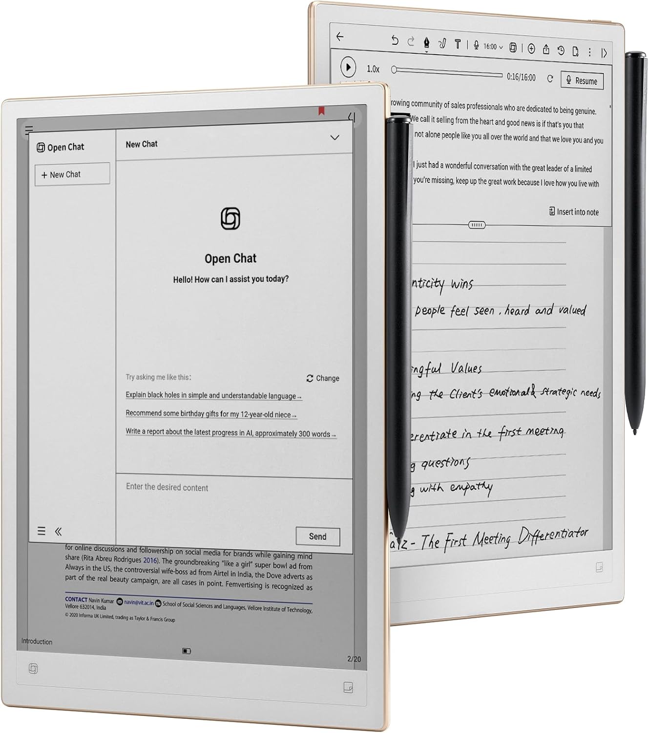 iFLYTEK AINOTE 2, The World's First GPT-5-Powered Paper Tablet