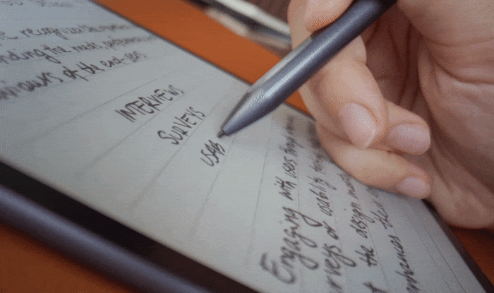 portable digital notepad