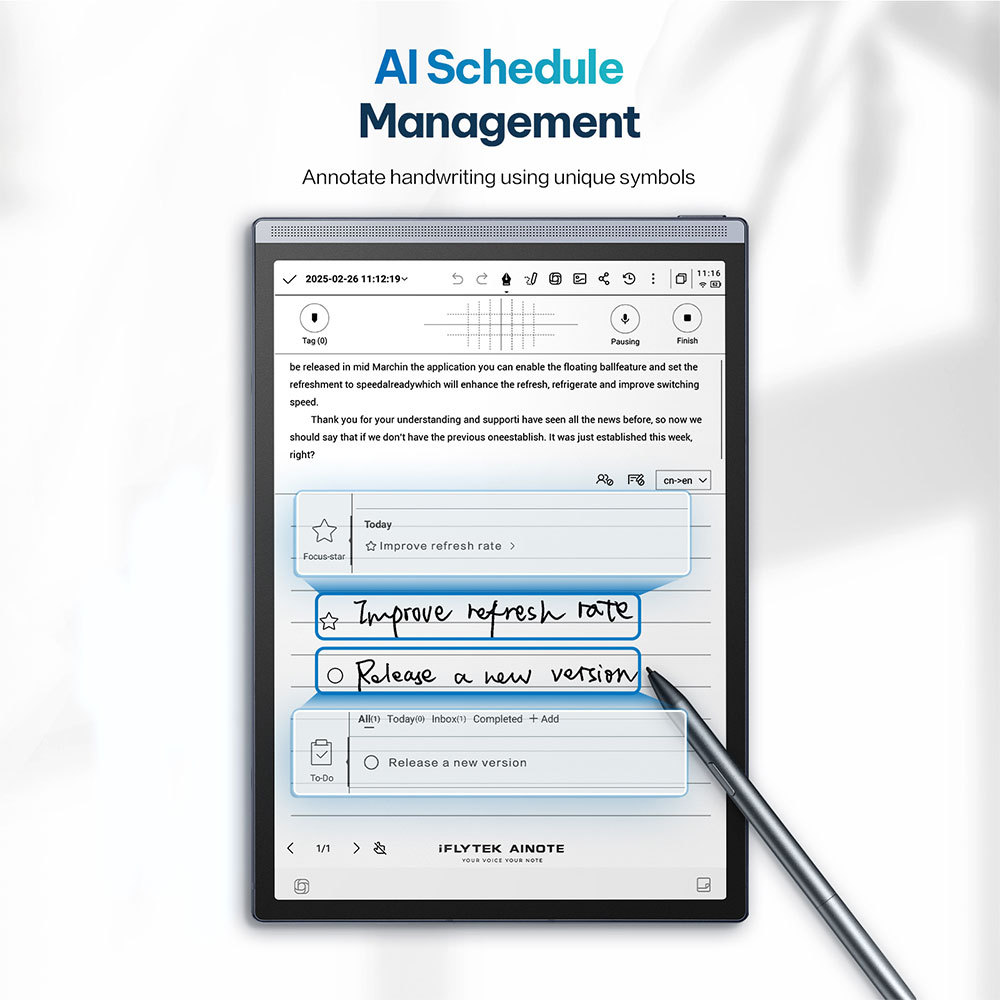 Your AI Paper Tablet: iFLYTEK AINOTE Air2