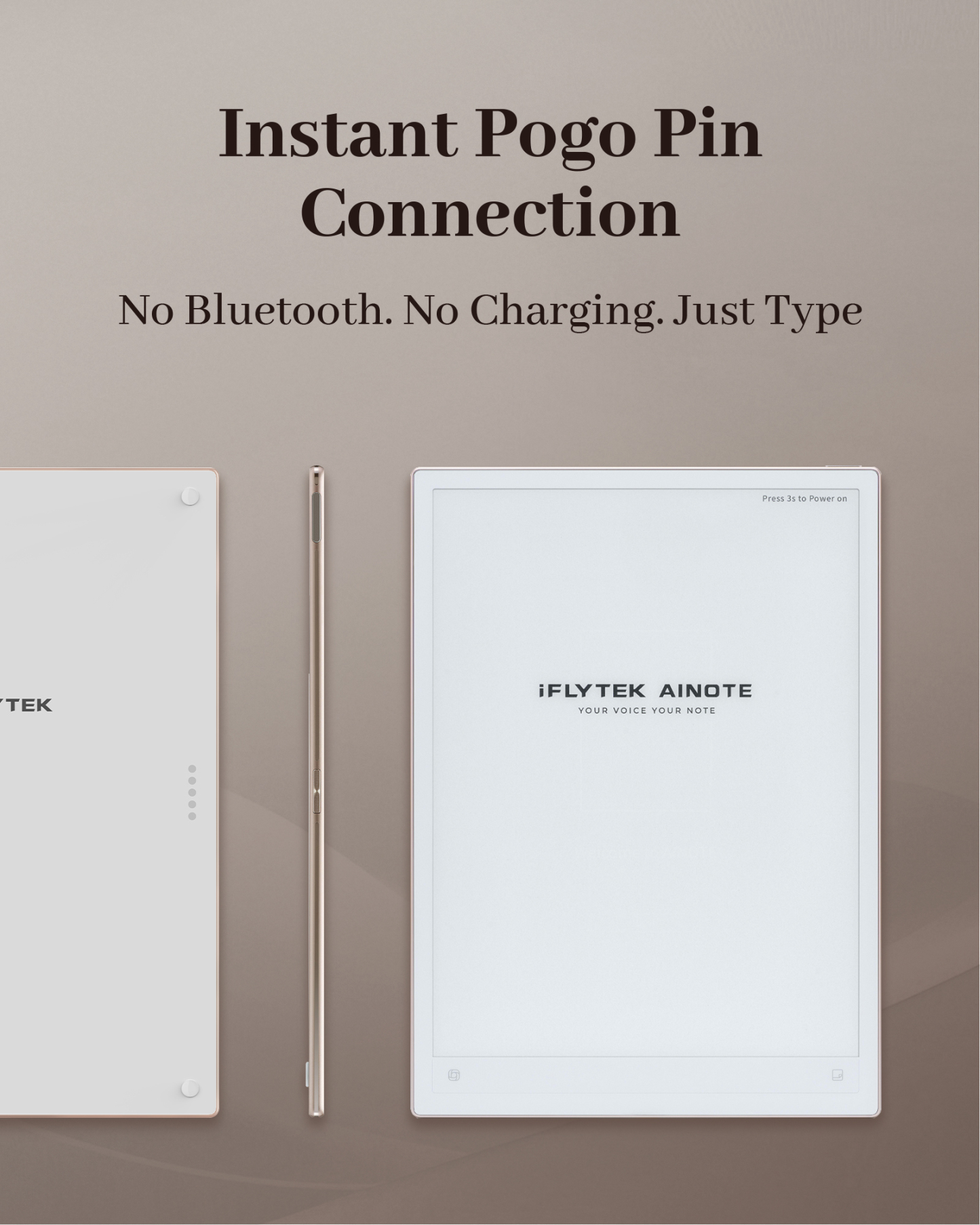 AINOTE 2 Type Folio Keyboard