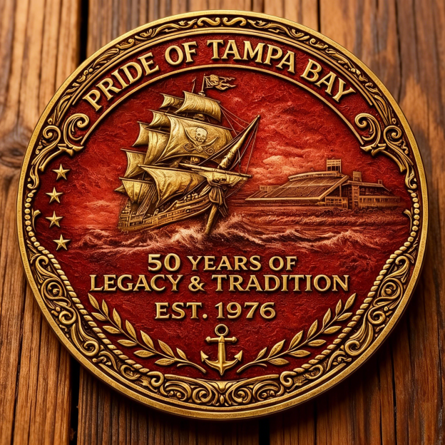 ⛵Tampa Bay Buccaneers 50th Anniversary Commemorative Coin