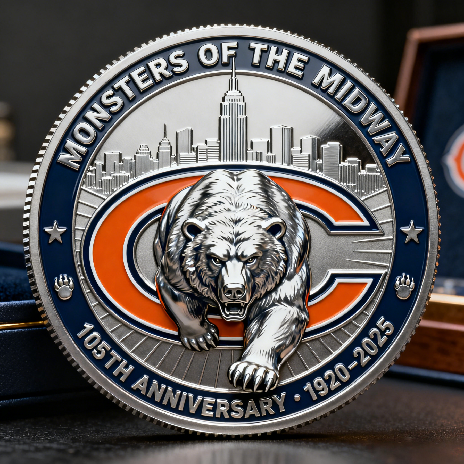 Bears 105th Anniversary Commemorative Coin