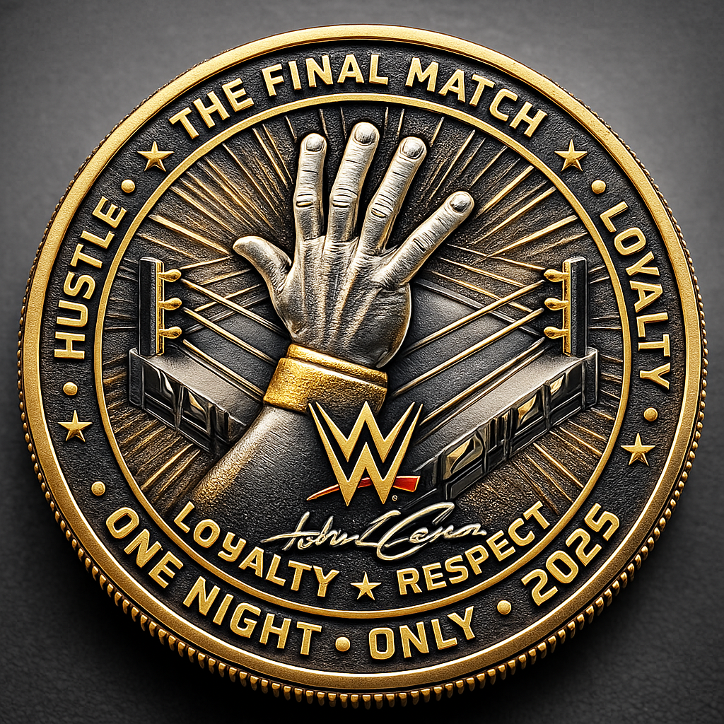 🥇 John Cena Farewell Match 2025 Commemorative Coin