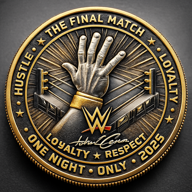 🥇 John Cena Farewell Match 2025 Commemorative Coin