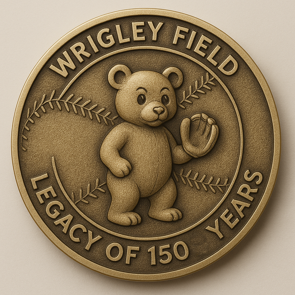 🐻⚾Chicago Cubs 150th Anniversary Commemorative Coin