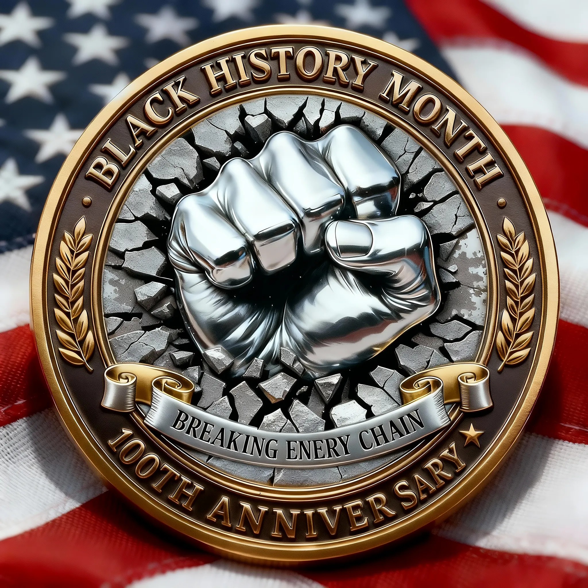 Black History Month Centennial Commemorative Coin