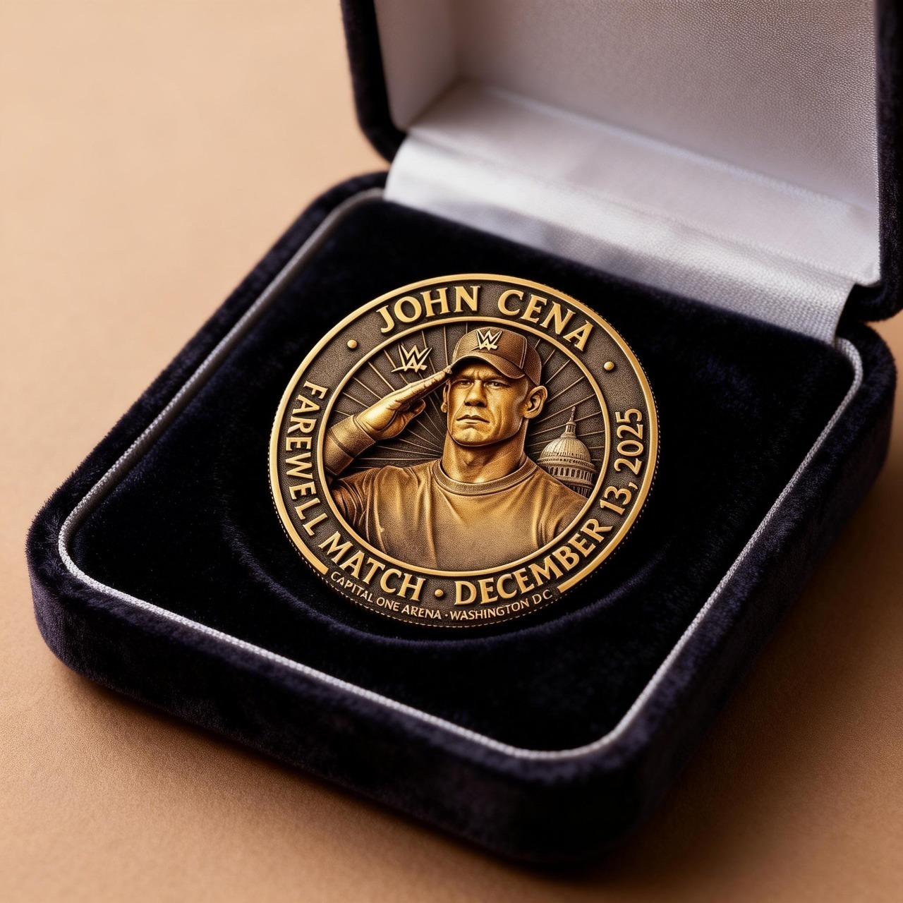🥇 John Cena Farewell Match 2025 Commemorative Coin