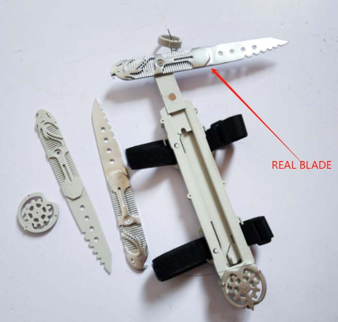 3D Printing Connor Hidden Blade