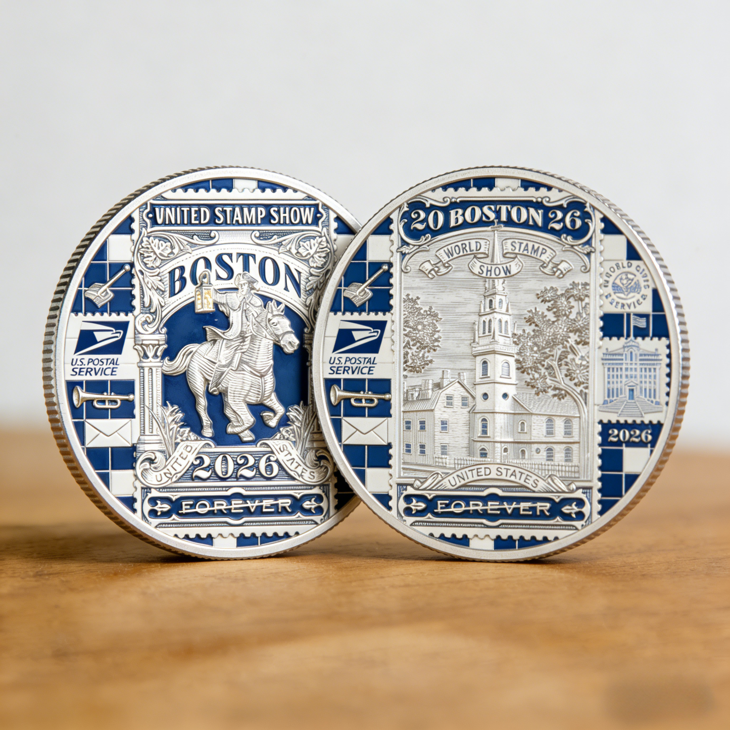 📮 Boston 2026 “Forever Stamp Heritage Coin” — United Stamp Show Editi