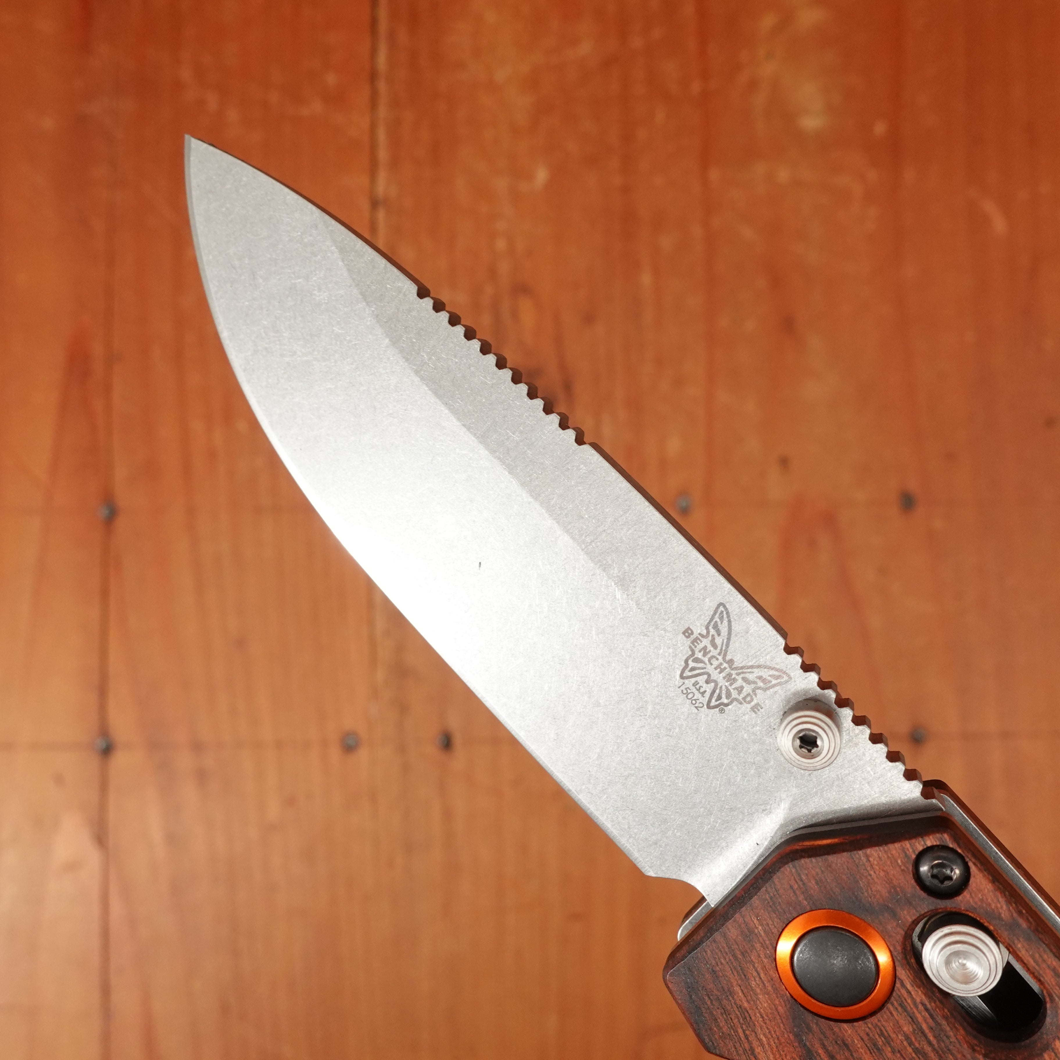 BM 15062 Grizzly Creek Drop-point S30V Stainless Steel Stabilized Wood
