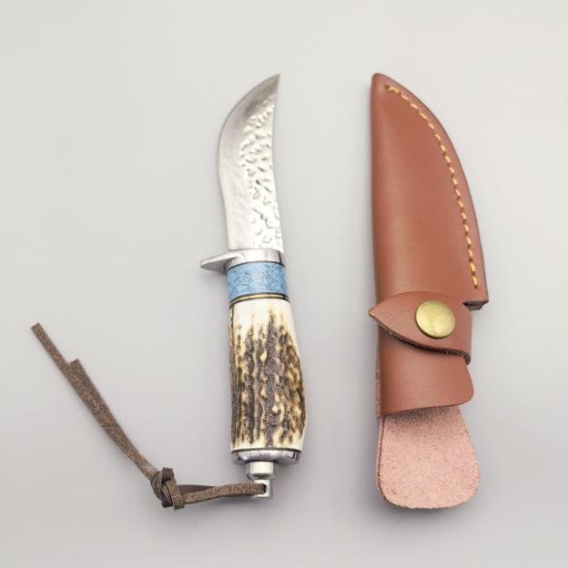 🫎Damascus VG10 Steel Camping Knife