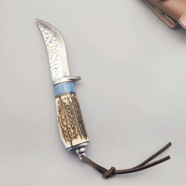 🫎Damascus VG10 Steel Camping Knife