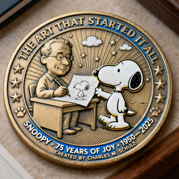 ⏰Limited Time 49% OFF🐾Snpy 75th Anniversary Commemorative Coin