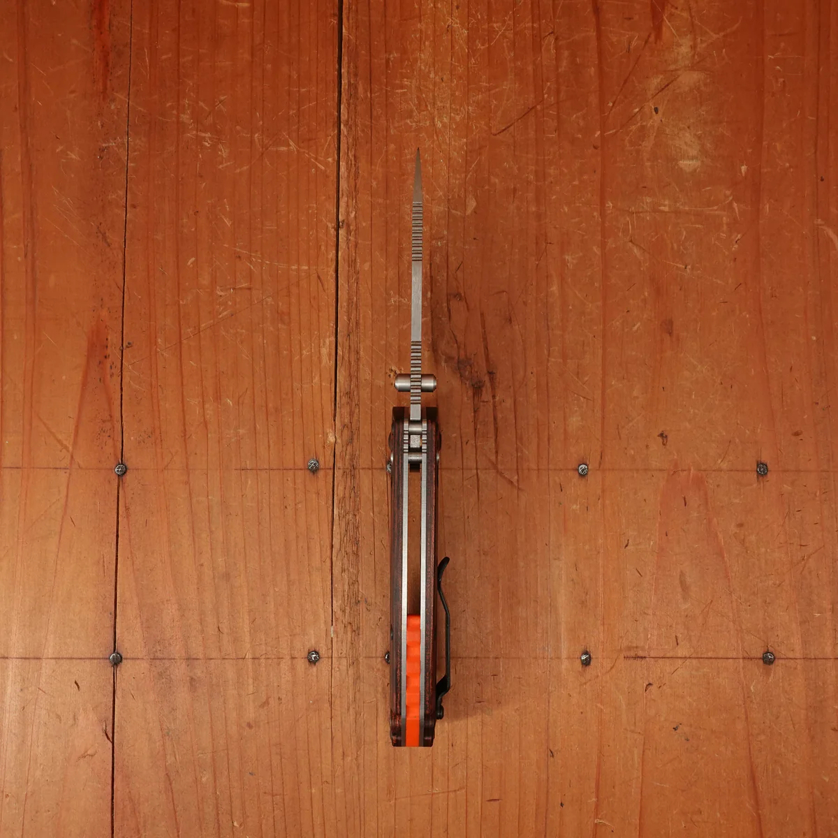 🦋BM 15032 North Fork Drop-Point S30V Stabilized Wood Handle