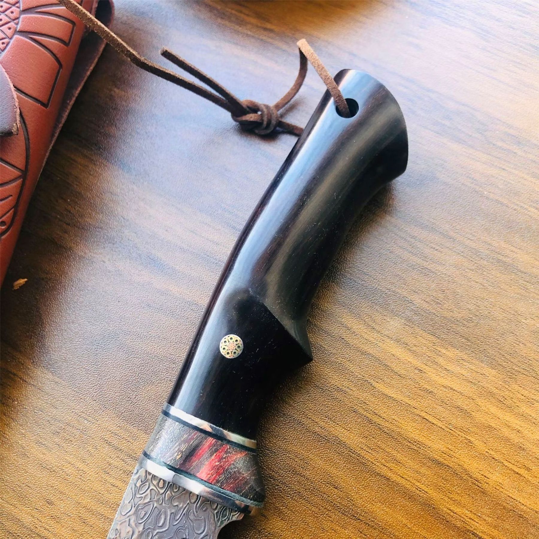 ⏰Limited Time 49% OFF🐺 Handmade Damascus Hunting Knife