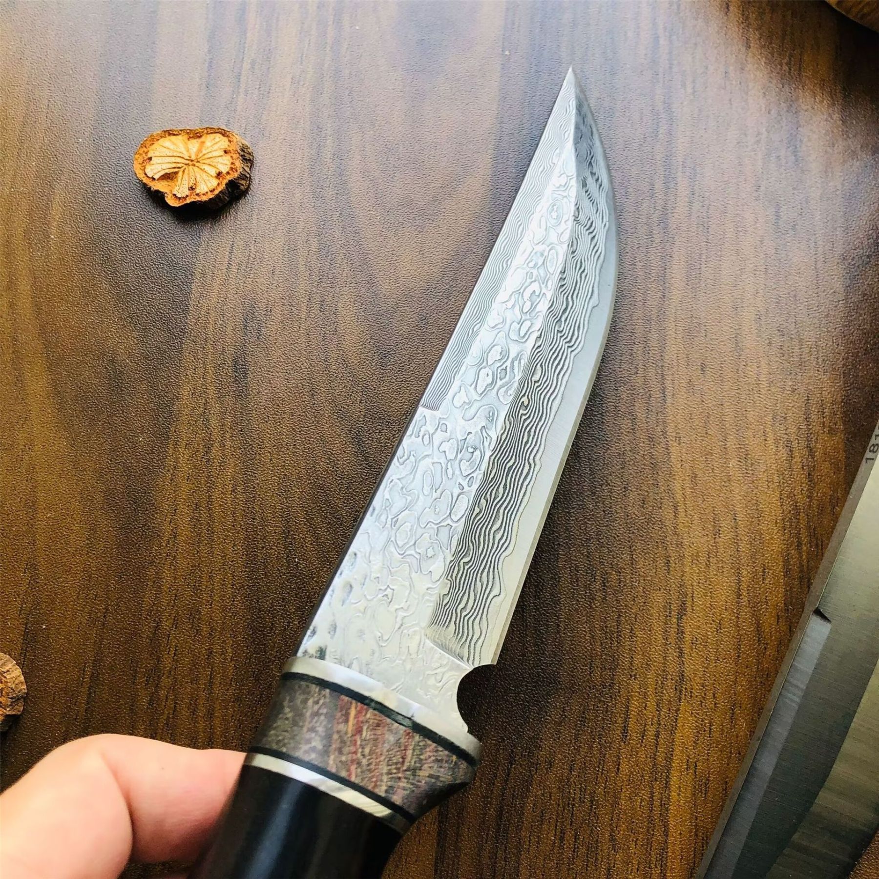 ⏰Limited Time 49% OFF🐺 Handmade Damascus Hunting Knife