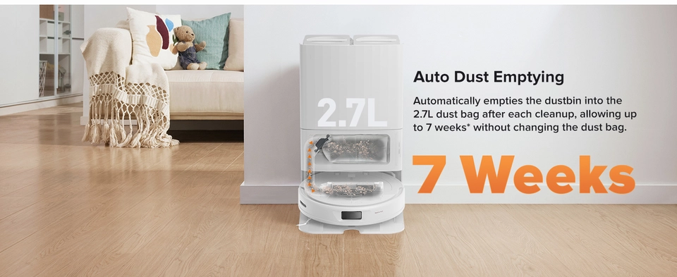 7 week auto emptying