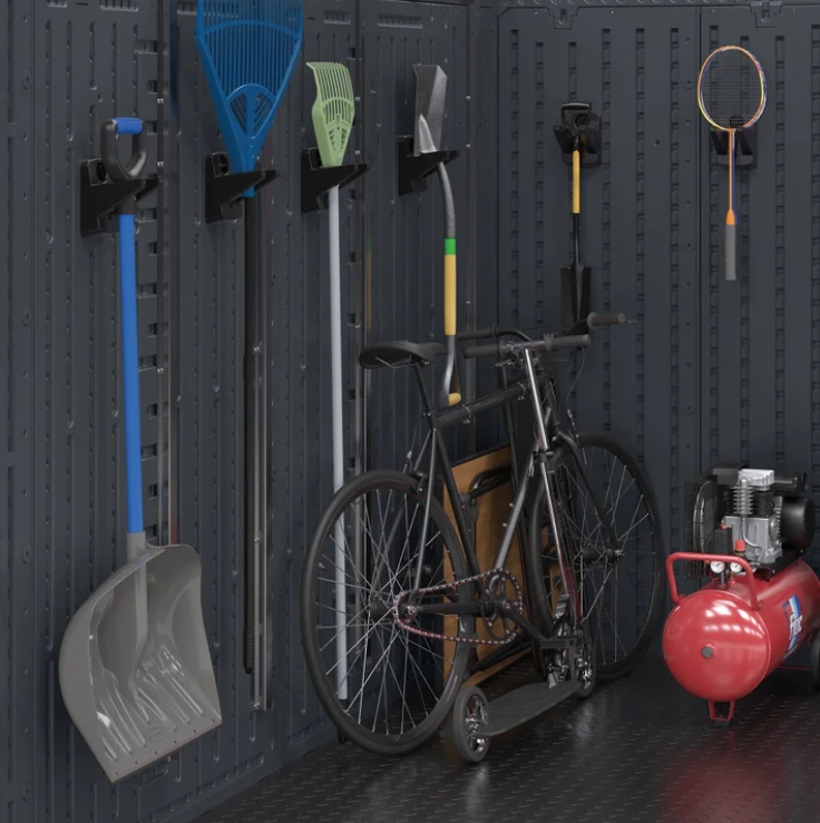 Sunthtcast Modernist 10 ft x 7 ft. Sliding Door Storage Shed