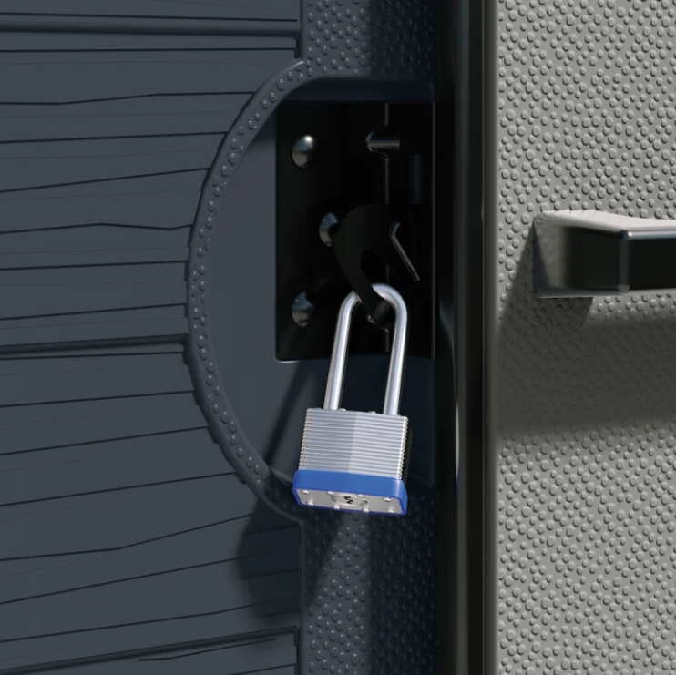 Sunthtcast Modernist 10 ft x 7 ft. Sliding Door Storage Shed