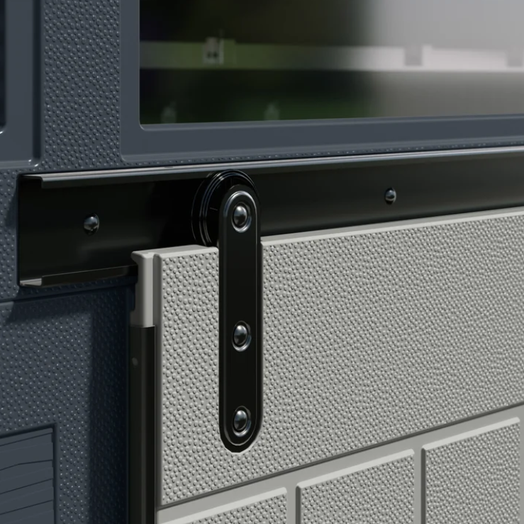 Sunthtcast Modernist 10 ft x 7 ft. Sliding Door Storage Shed