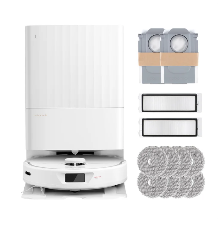 Robothtrock QX Revo Robot Vacuum and Mop with Multifunctional Dock