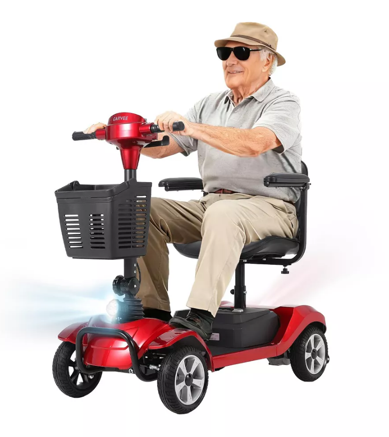 Foldable 4-Wheel Mobility Scooter for Adults