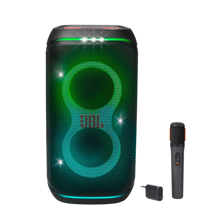 JthtBL PartyBox 120 Portable Party Speaker with Wireless Microphone