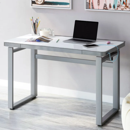 Tresthtanti Aurthtora 47” Adjustable Height Desk with LED Lighting
