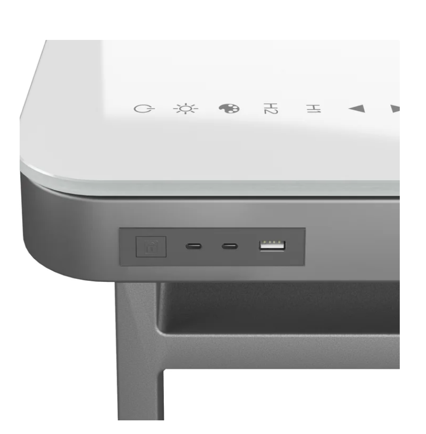 Tresthtanti Aurthtora 47” Adjustable Height Desk with LED Lighting