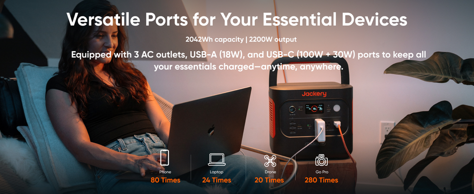 Key Features of Solar Generator 2000 v2 Kit
