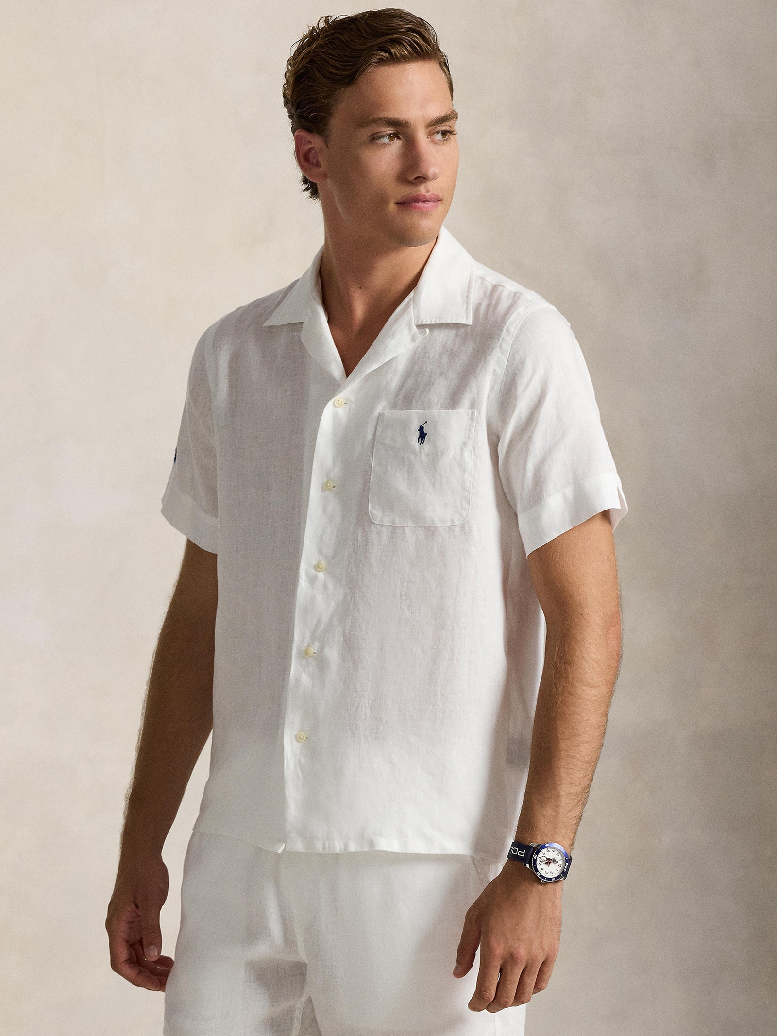 Ralttgph Lauren AO Sport Shirt In White