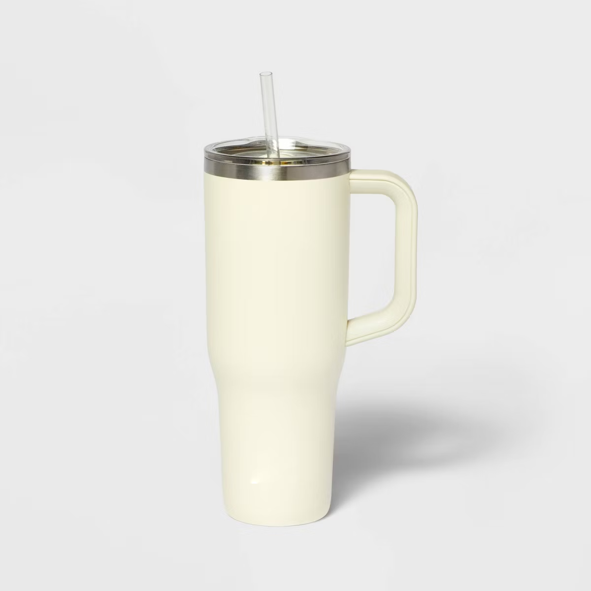 Stainless Steel Tumbler with Straw