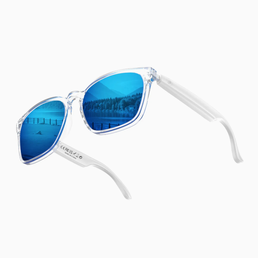 A10 Gpt Ai Smart Glasses for Cyclists with Polarized Lenses