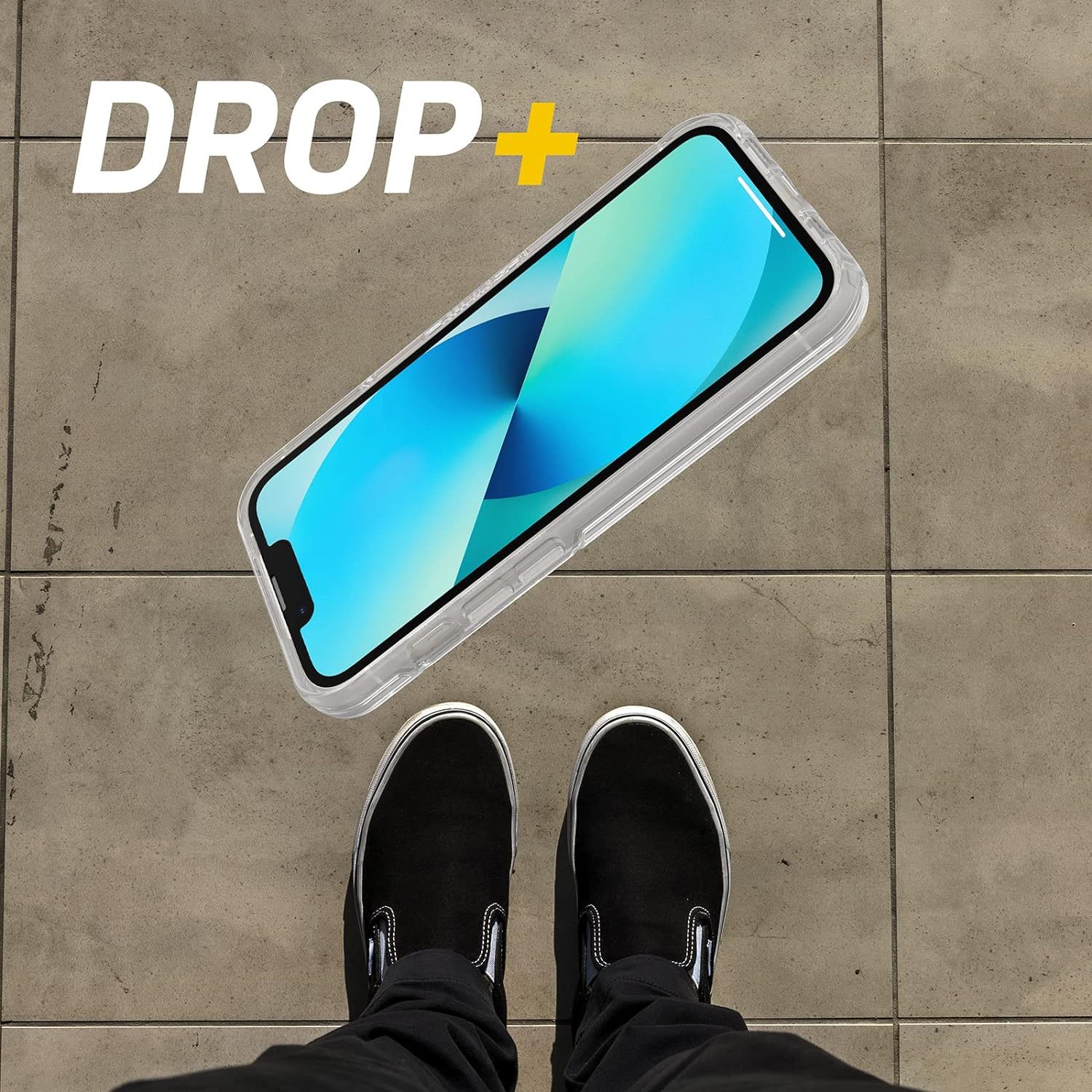 iPhone 13 (ONLY) Symmetry Series Case - CLEAR, ultra-sleek, wireless charging compatible, raised edges protect camera & screen