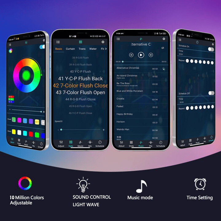 💡WiFi Bluetooth Smart Fireworks Led Light