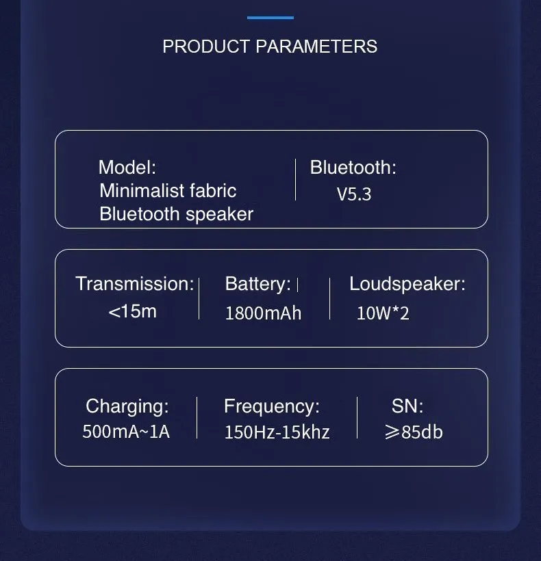 New Arrival Fashion Portable Wireless Bluetooth Speaker Stereo Sound Mini Bluetooth Speaker with RGB Light T26