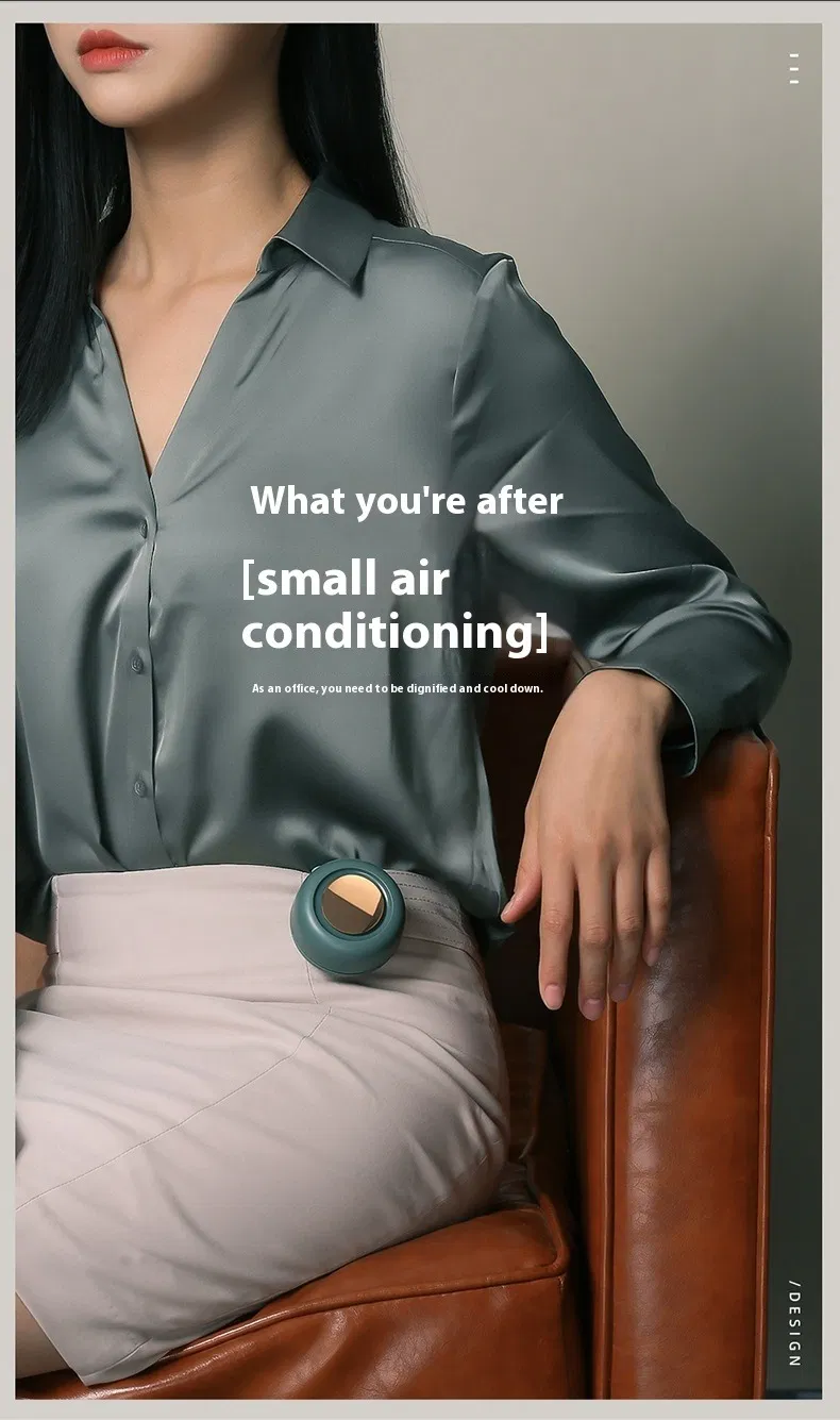 New Special USB Portable Bladeless Mini Clip Electric Fan No Vane Neck Hanging Portable Fan