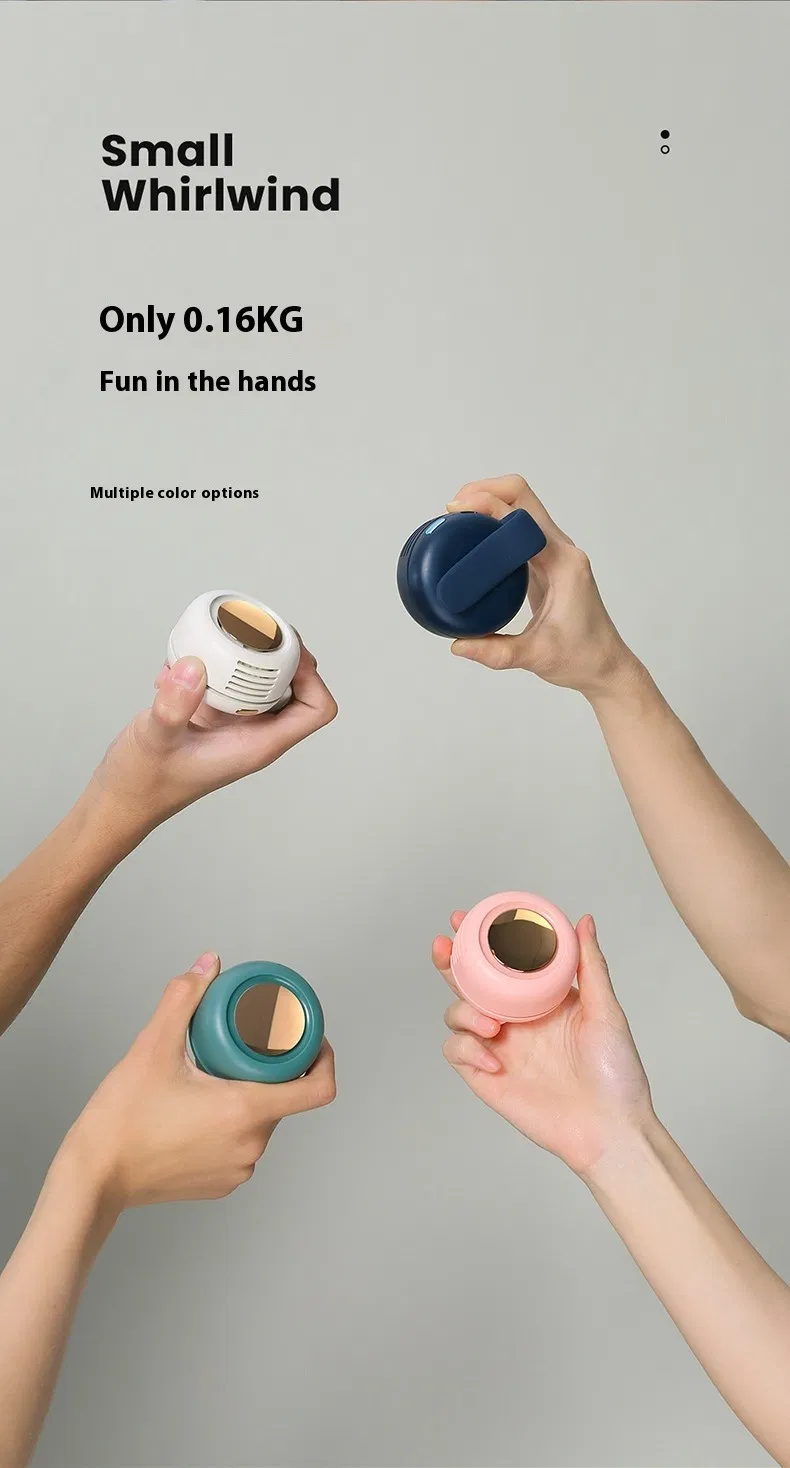 New Special USB Portable Bladeless Mini Clip Electric Fan No Vane Neck Hanging Portable Fan