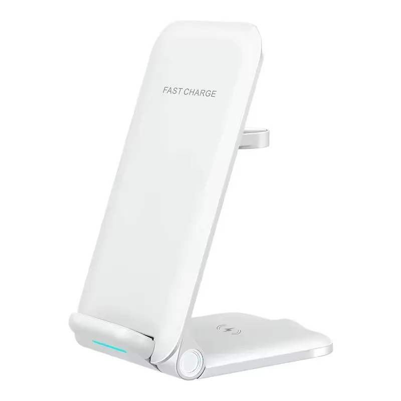 3-in-1 Foldable Wireless Charger Stand for Fast Charging Phone Dock Station