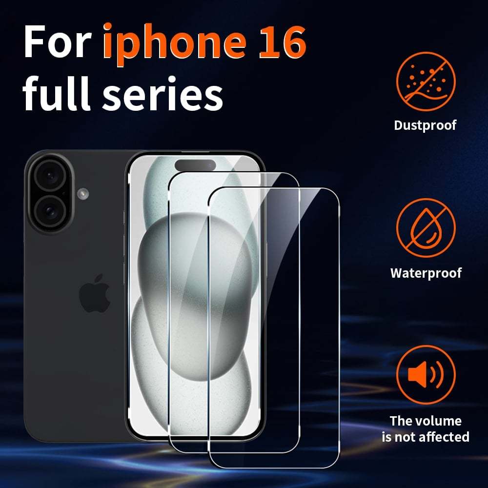📱Screen Protector -Fingerprint-proof Dust Free Without Bubbles