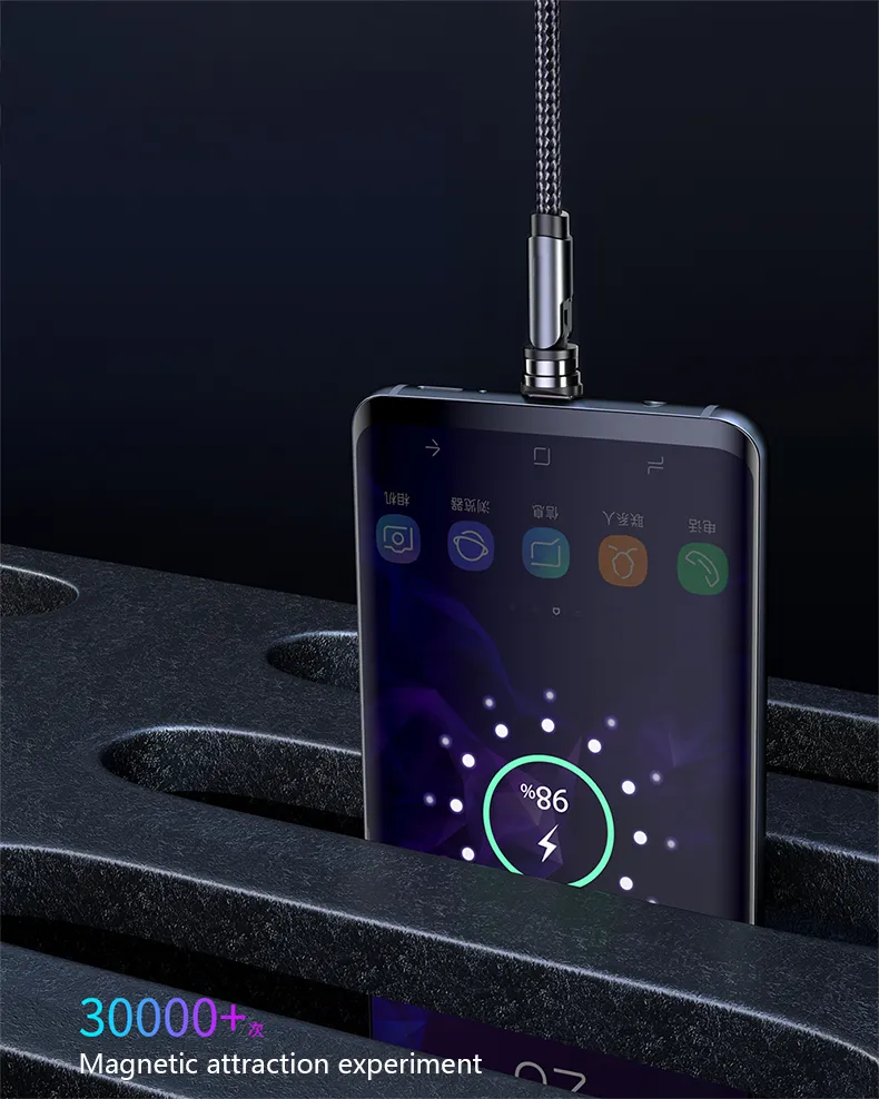 Magnetic Trio Charger Cable for All Phones