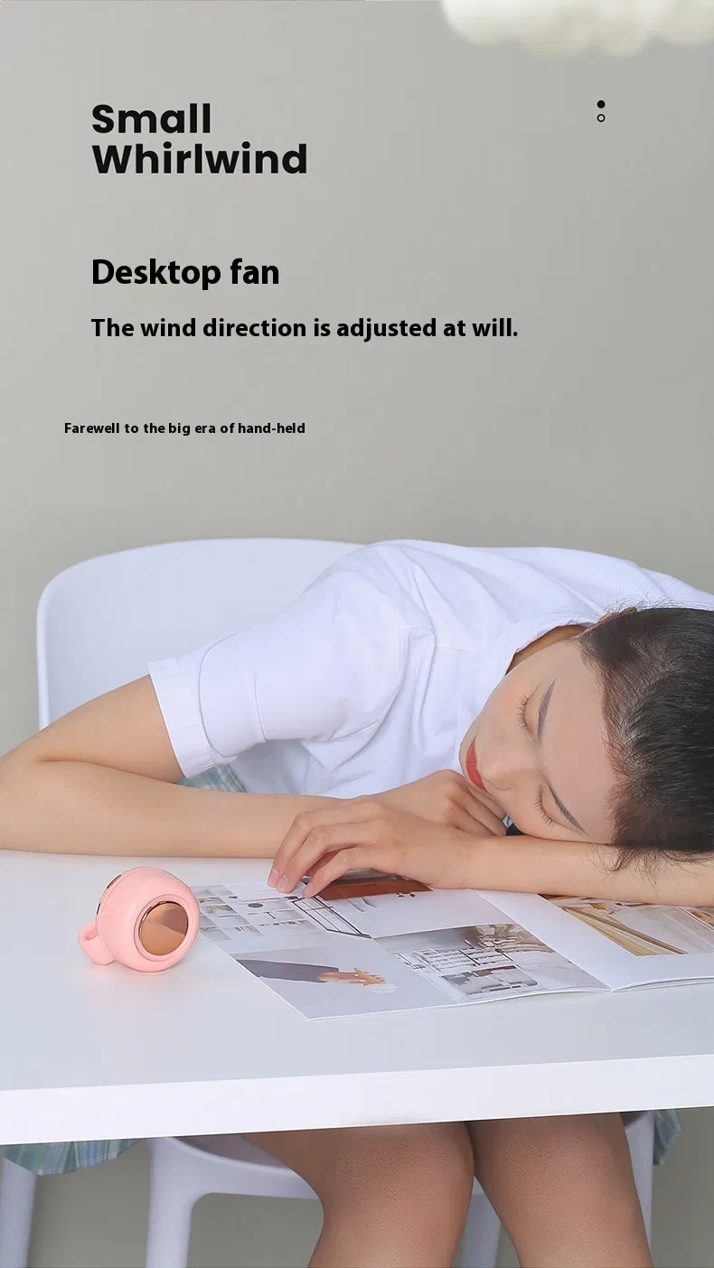 New Special USB Portable Bladeless Mini Clip Electric Fan No Vane Neck Hanging Portable Fan