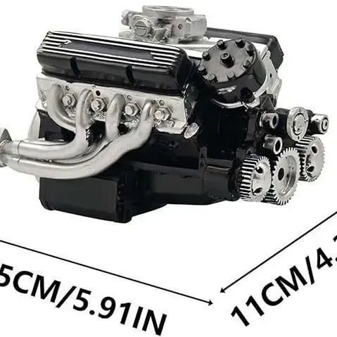 V8 Engine Resin Model Ornament – Creative Cross-Border Desktop Decoration