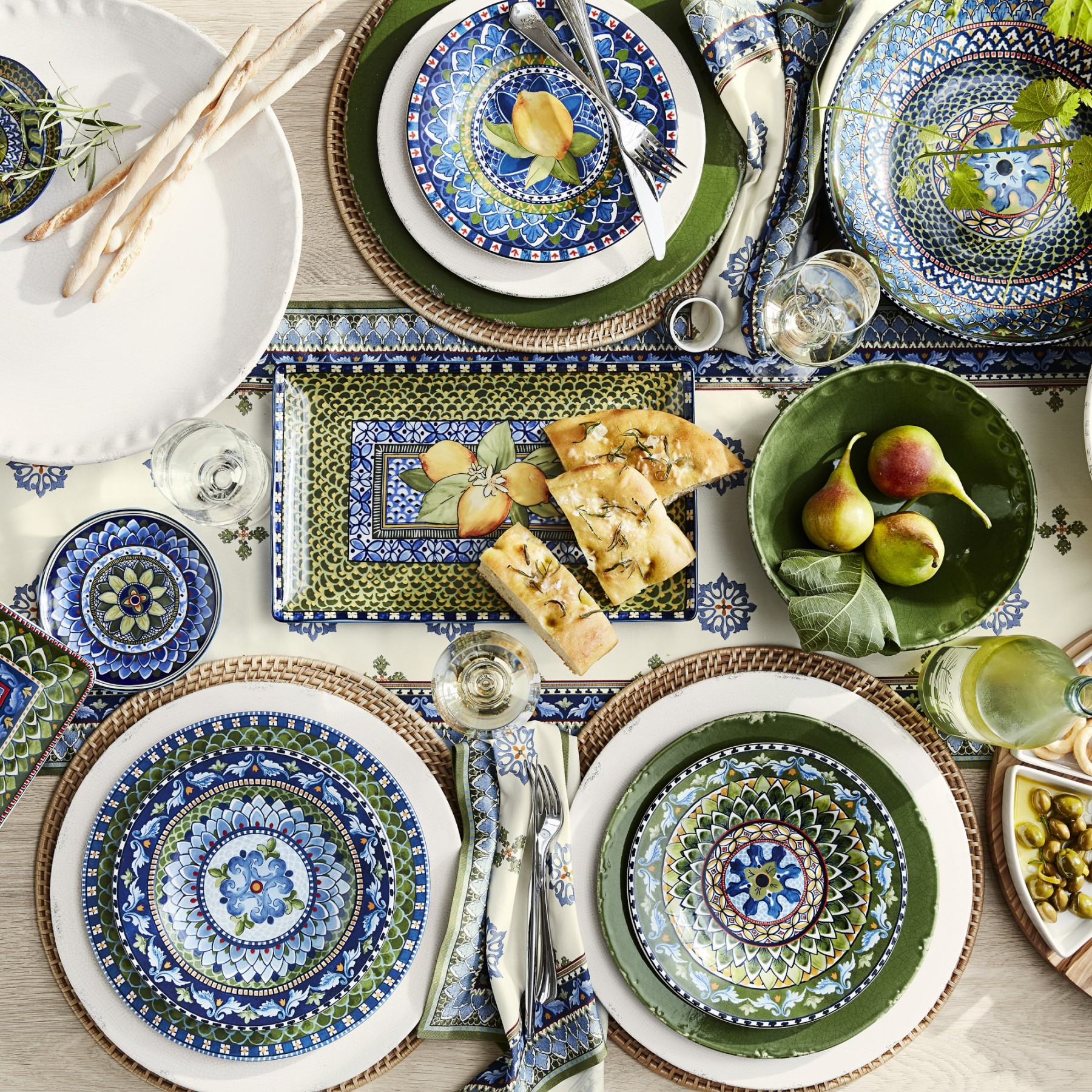Sicily Ceramic Salad Plates
