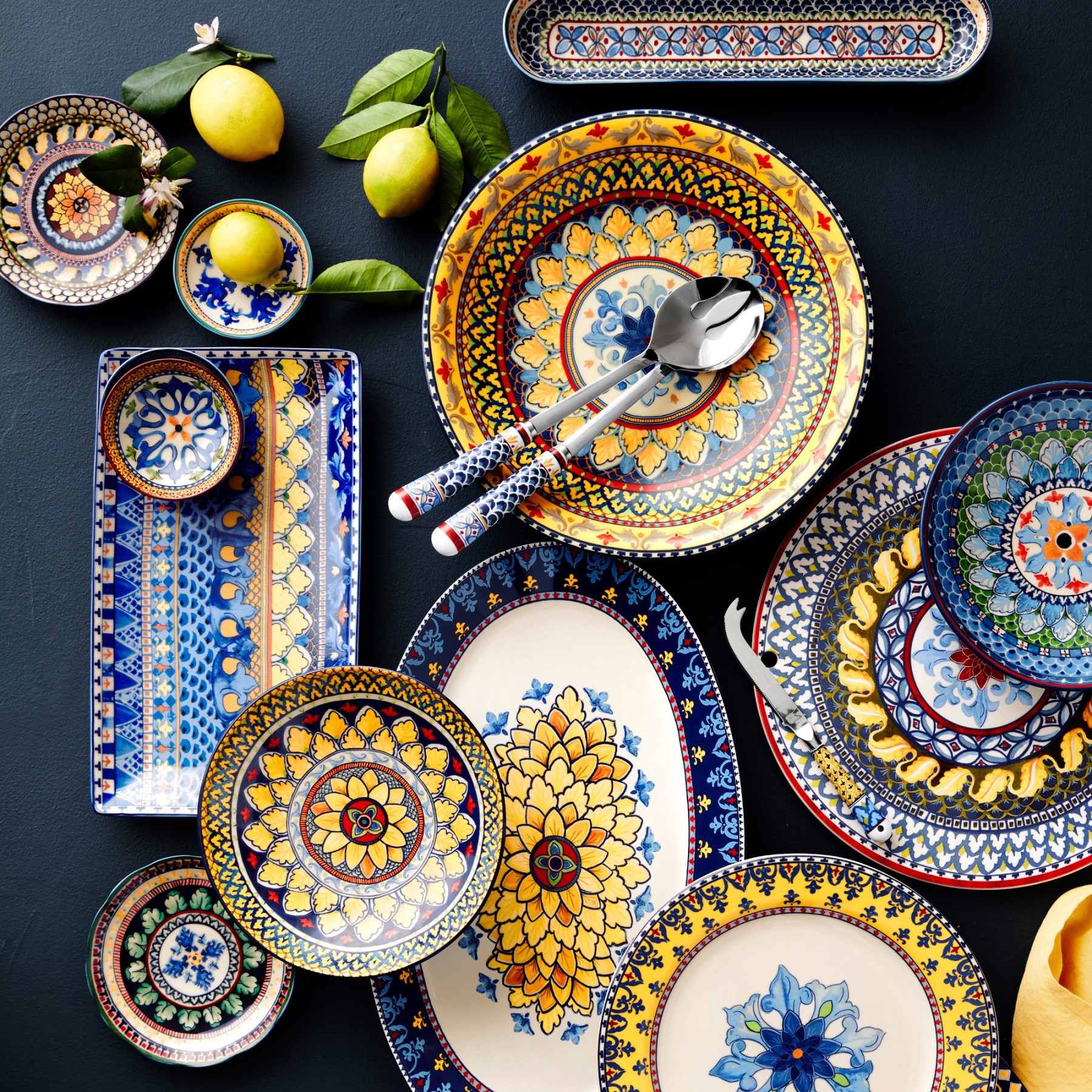 Sicily Ceramic Salad Plates