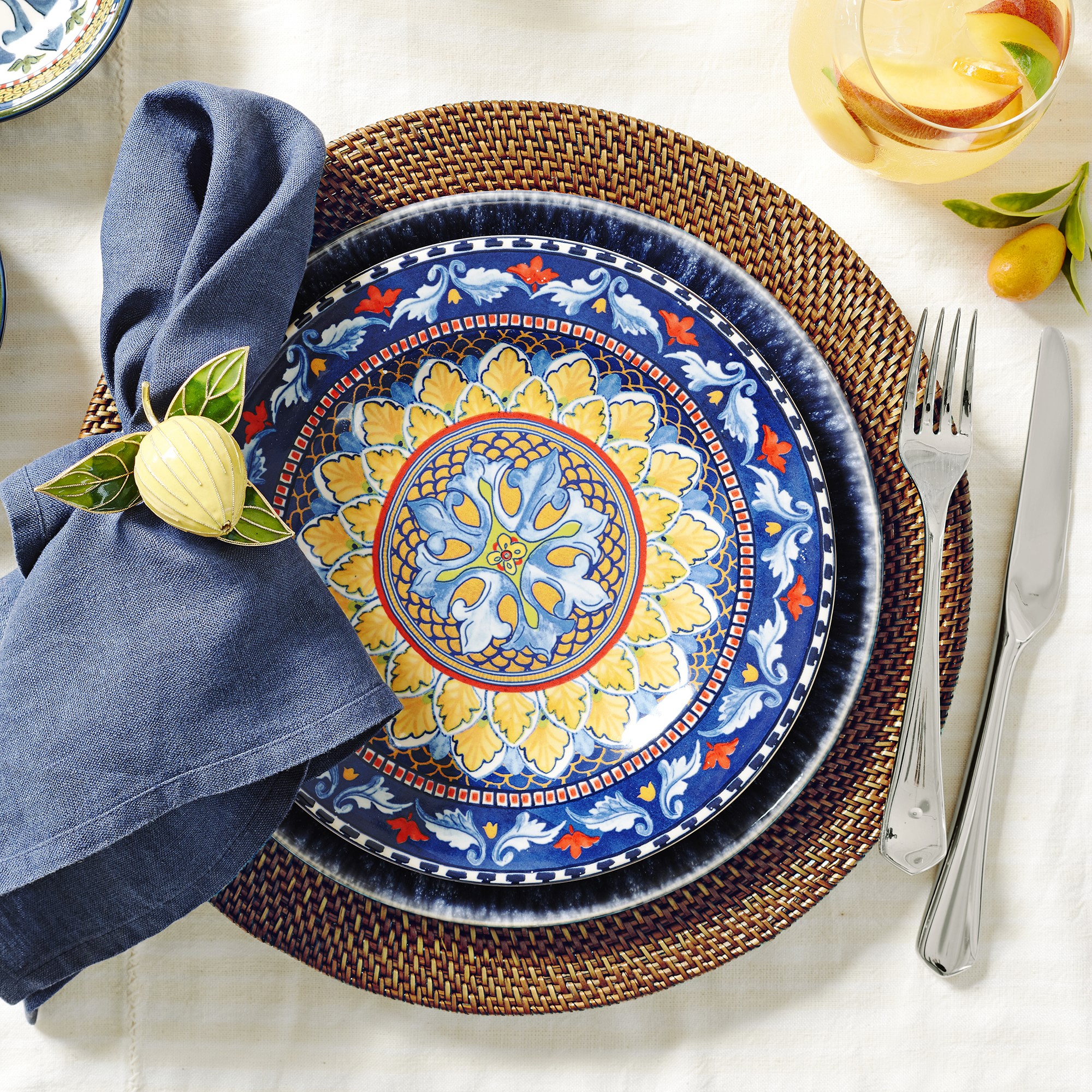 Sicily Ceramic Salad Plates