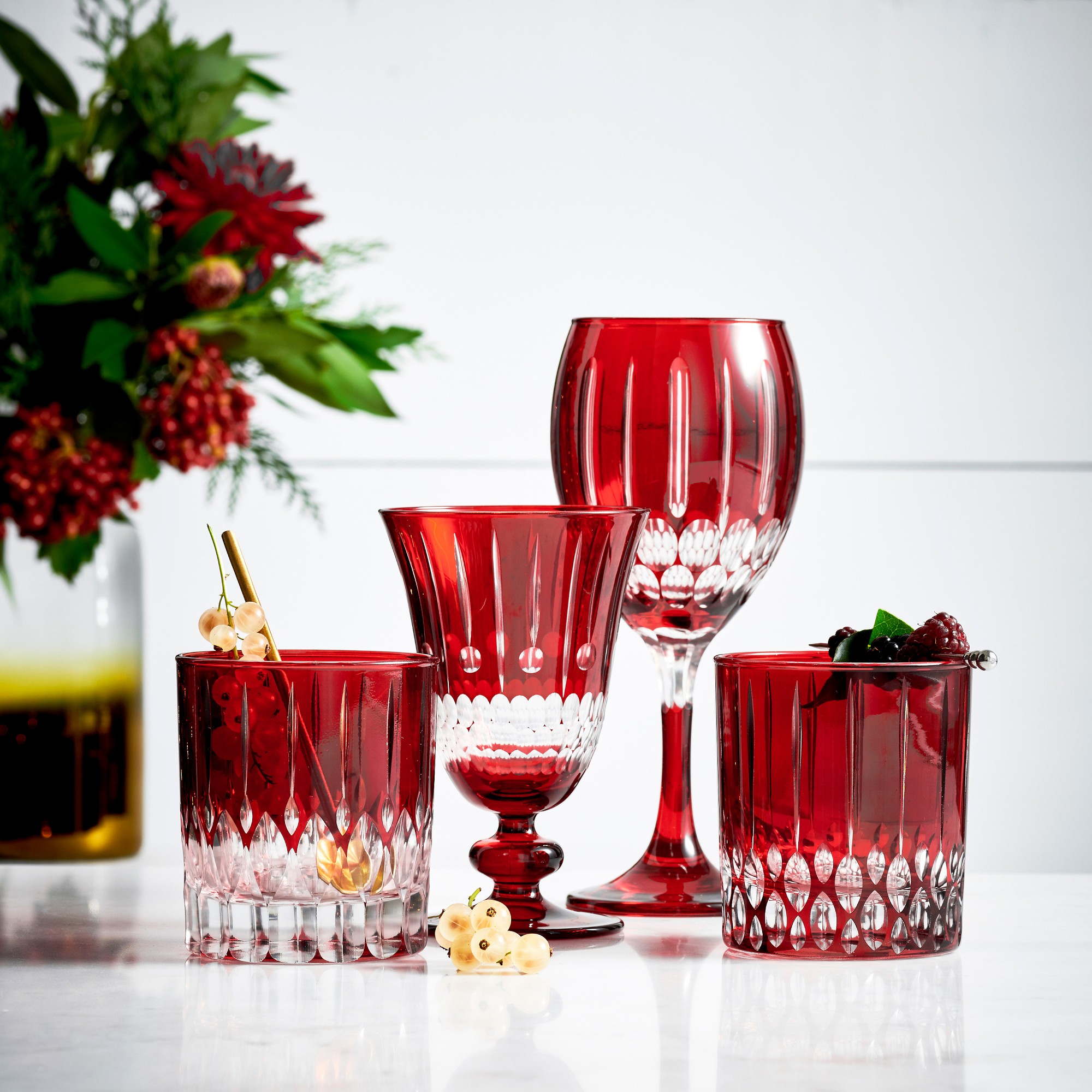 Modern Classic Jewelry Cut Glassware Collection