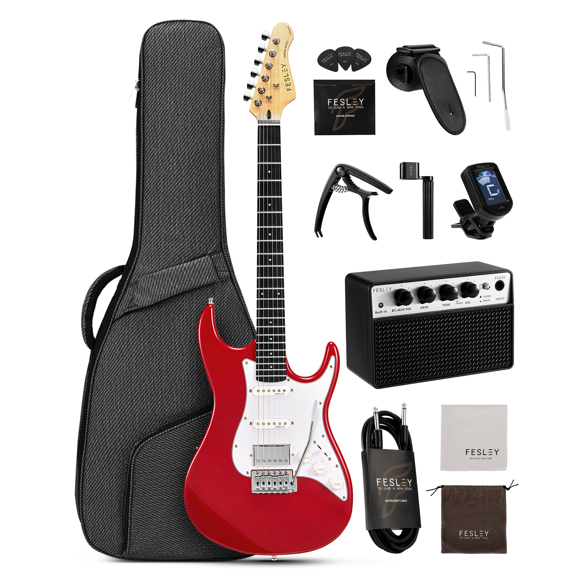 Fesley FST100 39 Inch Electric Guitar