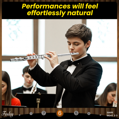 Fesley 16 Keys C Flutes Closed Hole