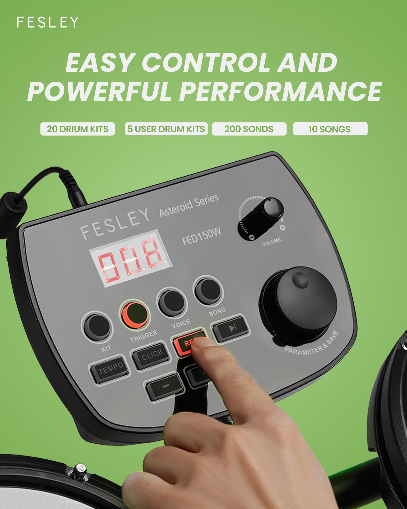 Fesley FED150W Electric Drum Set